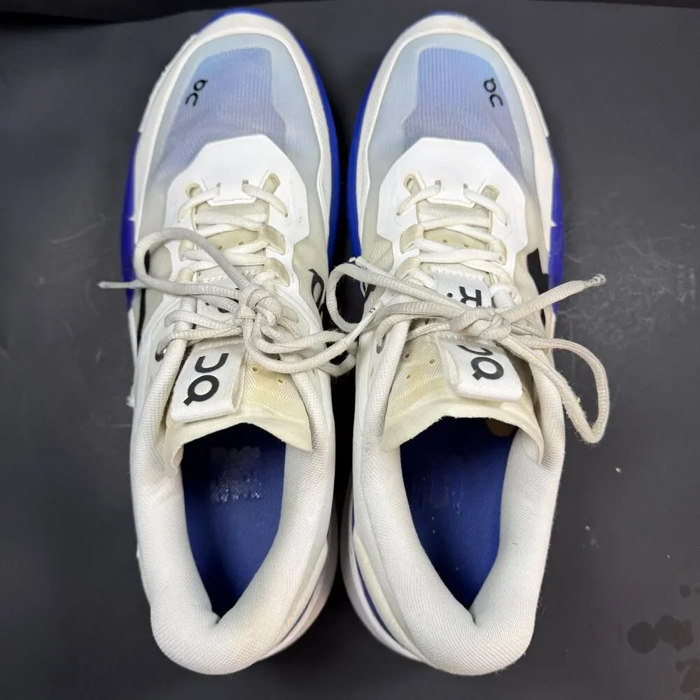On The Roger Pro 2 Tennis Shoes Mens Size 13  White Blue On Cloud 3ME10300629